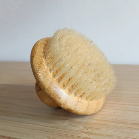 Bamboo Bristle Body Brush for Exfoliating Massage
