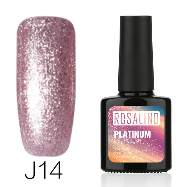 24-Color Platinum Gel Nail Set by ROSALIND