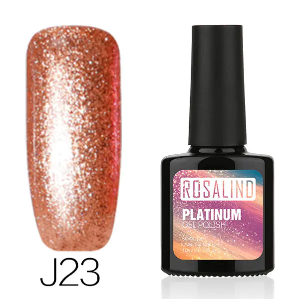 24-Color Platinum Gel Nail Set by ROSALIND