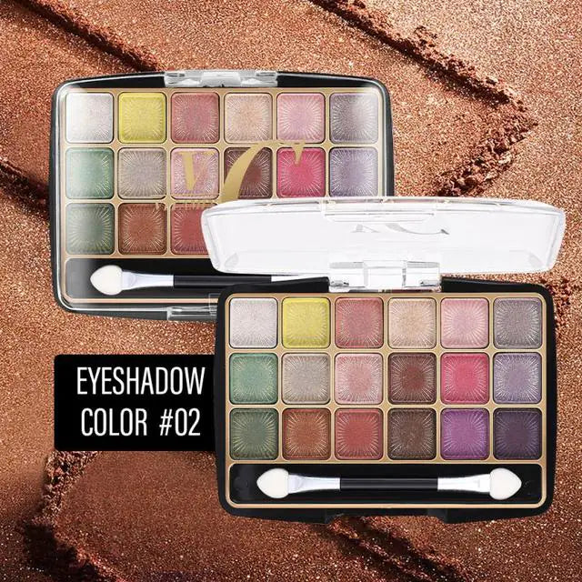 18 Colors Pearl Matte High Pigment Eyeshadow Palette