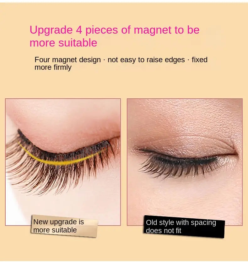 3D Mink Eyelashes with Magnetic Tweezers - Reusable