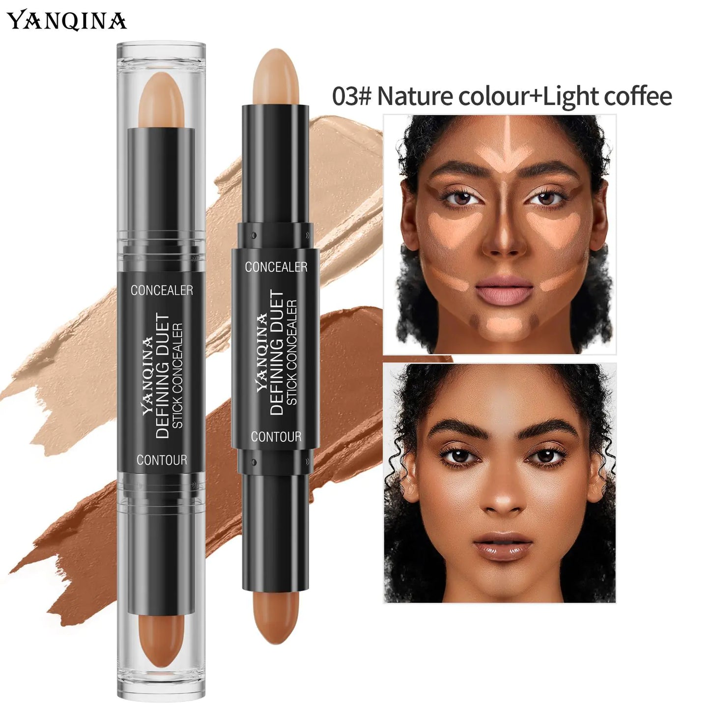 YANQINA Dual-Ended Highlighter and Contour Stick