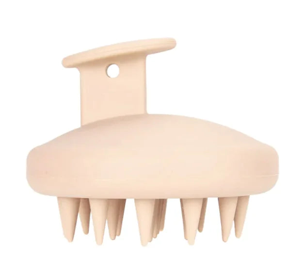 Silicone Shampoo Brush Head & Scalp Cleaning Massager – Soft TPE for Hair & Scalp Health