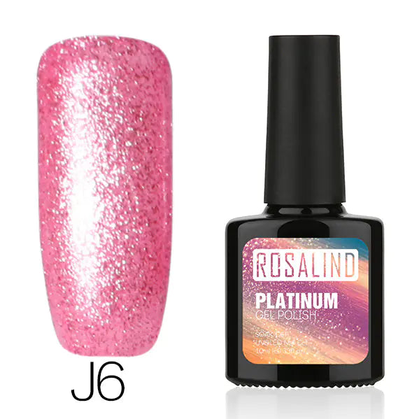 24-Color Platinum Gel Nail Set by ROSALIND