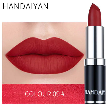 Matte Velvet Lip Gloss in Red Brown Purple Shades