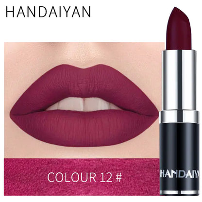 Matte Velvet Lip Gloss in Red Brown Purple Shades