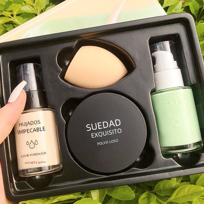 Beauty Essentials Makeup Set: Foundation, BB Cream