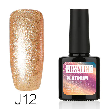24-Color Platinum Gel Nail Set by ROSALIND