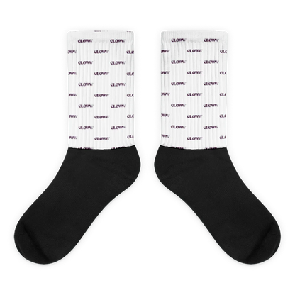 Gloww Custom Black Foot Sublimated Socks