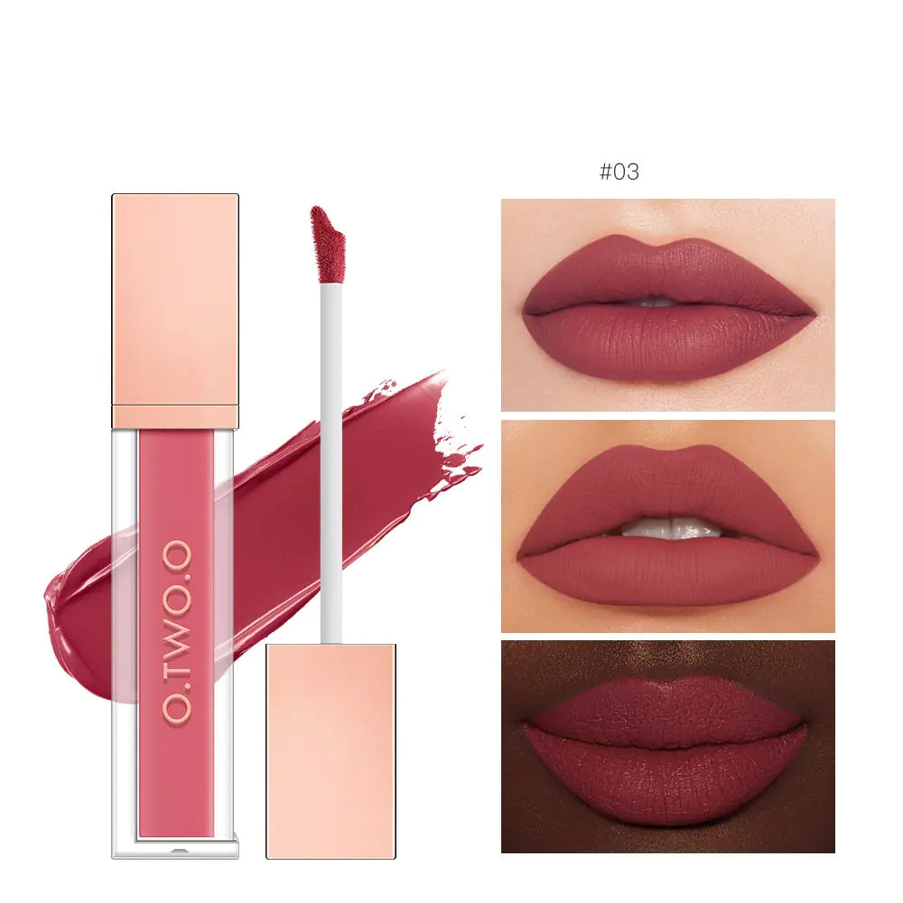 Non-Stick Velvet Matte Lip Gloss in Various Shades
