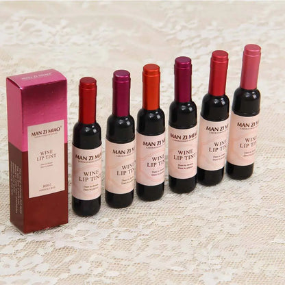 Red Wine Bottle Lip Gloss - Matte Velvet Finish