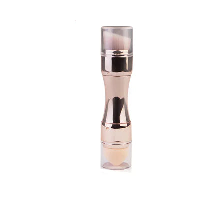 4-in-1 Portable Makeup Brush Set for Foundation & Blush