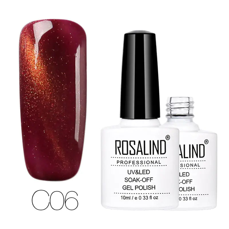 ROSALIND Cat Eye Gel Nail Polish - 30 Colors