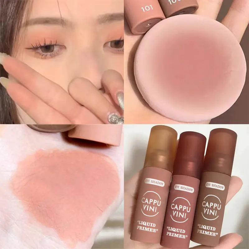 6 Colors Matte Nude Liquid Eyeshadow & Cream Blush