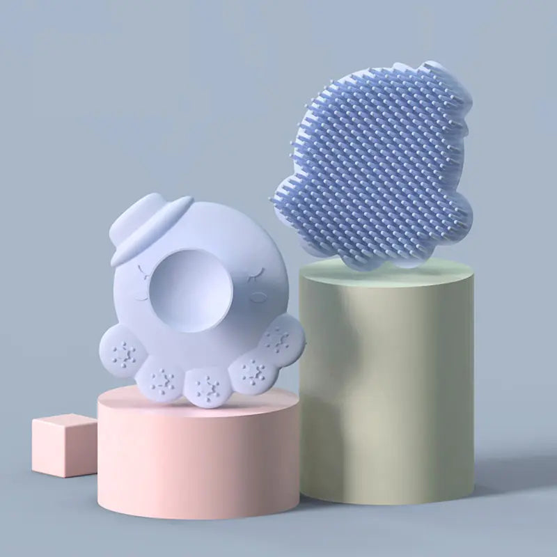 Silicone Bath and Shampoo Massage Brush