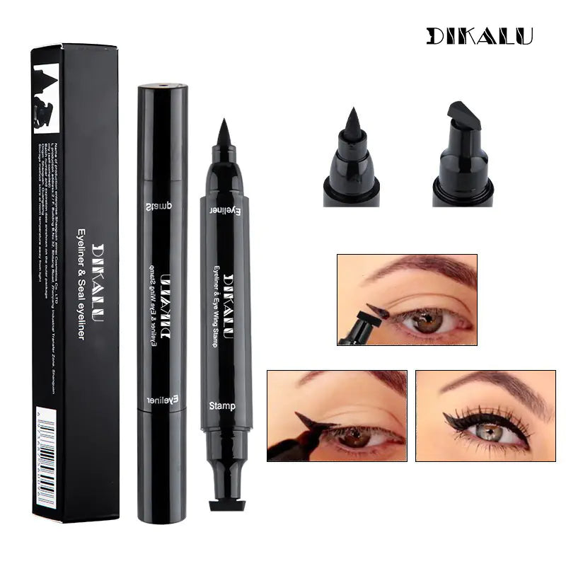 Dikalu Black Dual-Head Quick-Dry Waterproof Eyeliner