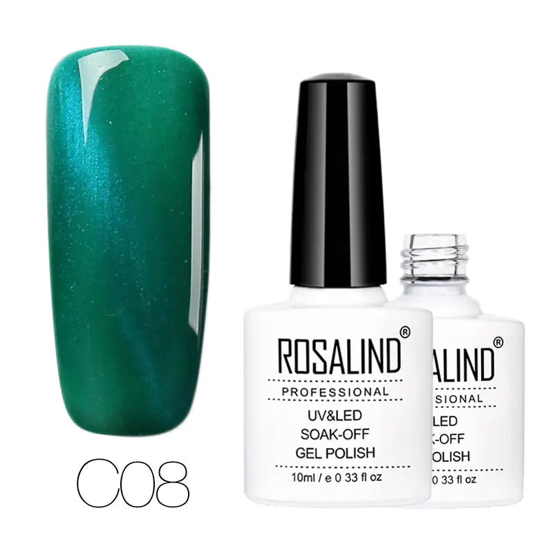 ROSALIND Cat Eye Gel Nail Polish - 30 Colors