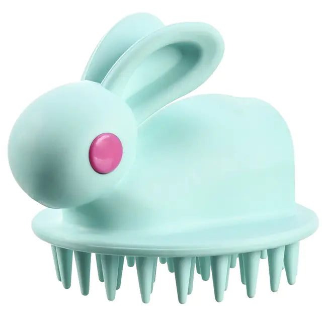Soft Gel Shampoo Brush for Scalp Massage and Styling