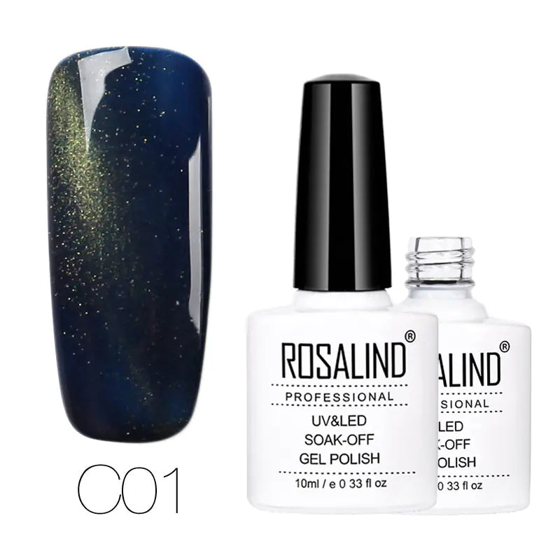 ROSALIND Cat Eye Gel Nail Polish - 30 Colors