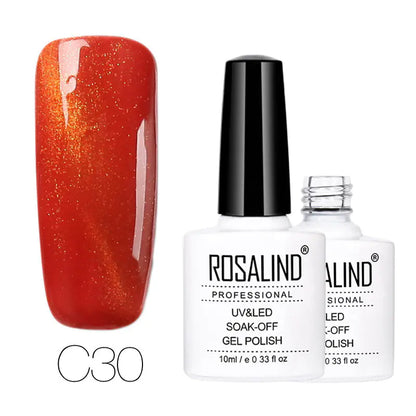 ROSALIND Cat Eye Gel Nail Polish - 30 Colors
