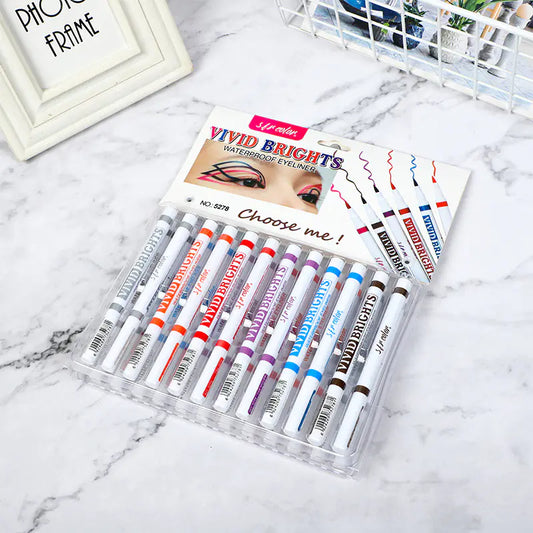 Matte Quick Dry Liquid Eyeliner - 6 Colors for Ladies