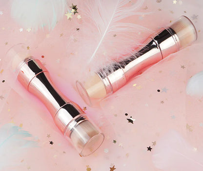 4-in-1 Portable Makeup Brush Set for Foundation & Blush
