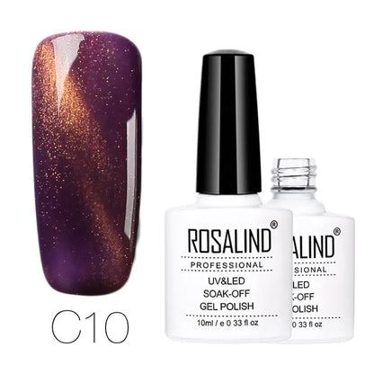 ROSALIND Cat Eye Gel Nail Polish - 30 Colors