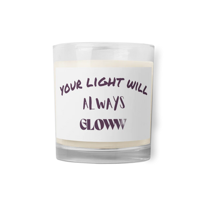 Gloww Custom Glass Jar Soy Wax Candle