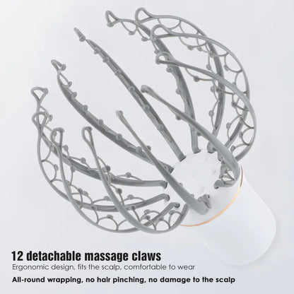 Cross-Border Electric Octopus Head Massager