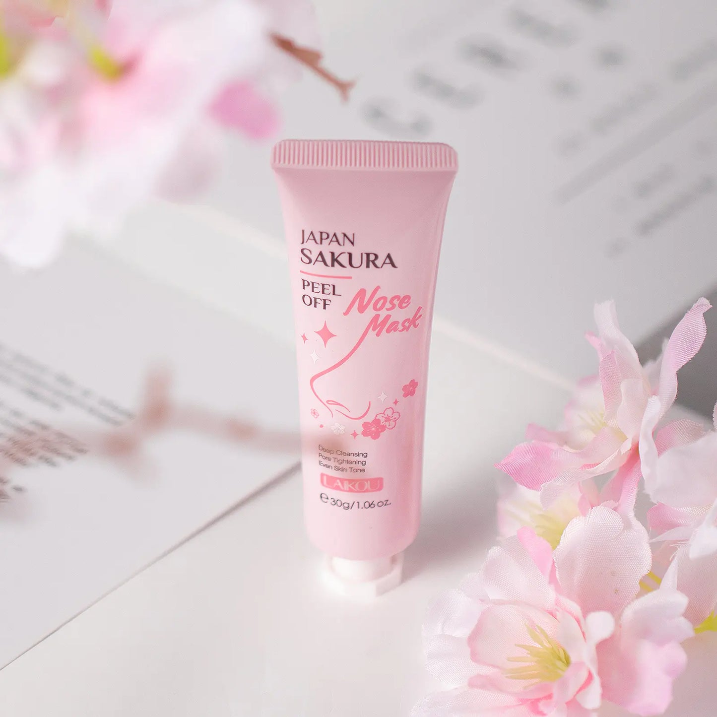 LAIKOU Cherry Blossom Peel-Off Nose Mask 30g