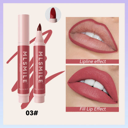 Waterproof Long-lasting Lip Liner and Lipstick Pencil