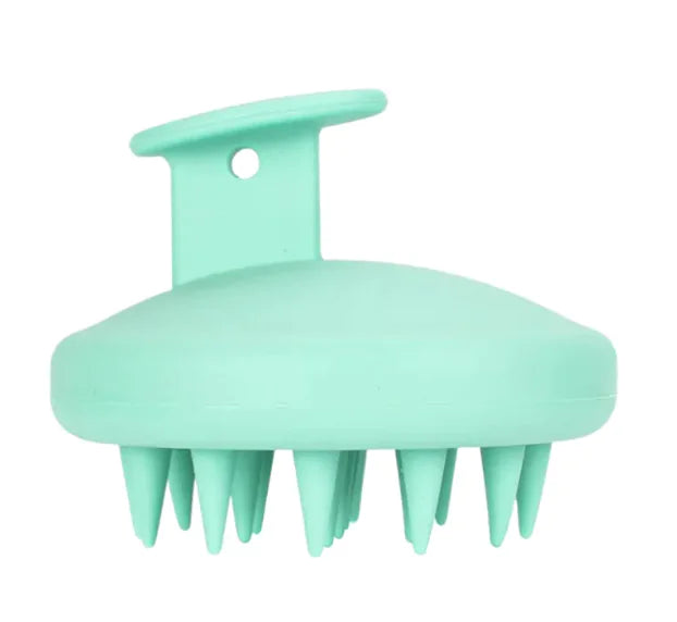 Silicone Shampoo Brush Head & Scalp Cleaning Massager – Soft TPE for Hair & Scalp Health