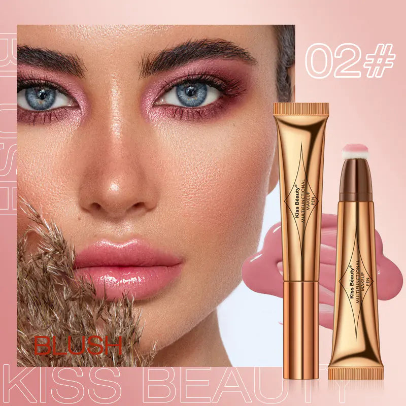 Highlighter Contour Beauty Wand with Cushion Applicator