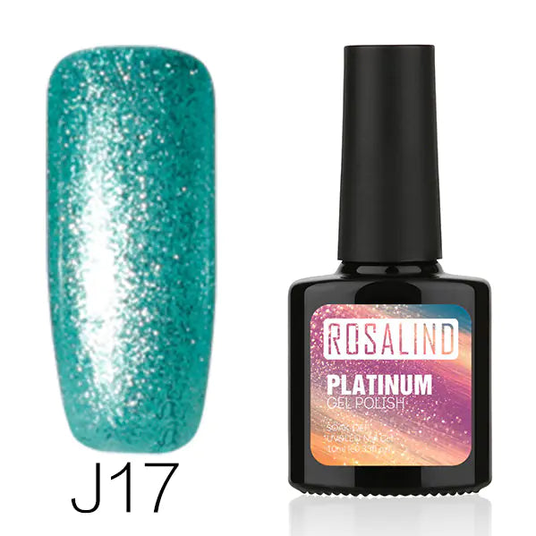 24-Color Platinum Gel Nail Set by ROSALIND