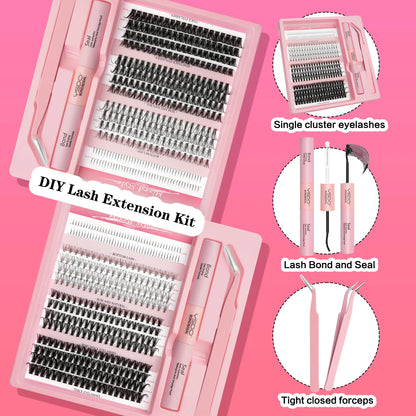DIY Mixed Single Eyelashes – Natural & Thick