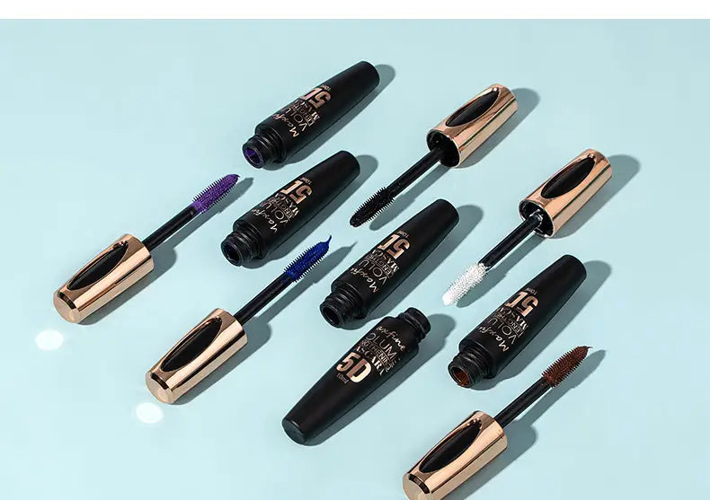 MAXFINE 5D Silk Fiber Mascara for Volume & Length