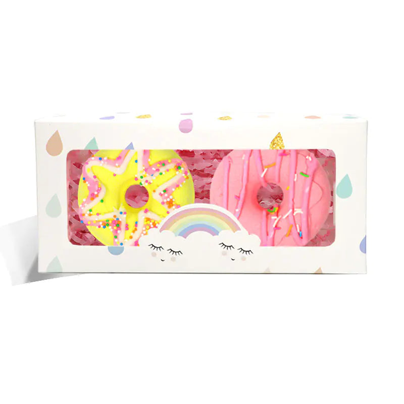 Donut Series Bath Bombs Set for Relaxing Soak