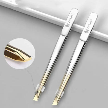 Multifunction Stainless Steel Tweezer for Eyebrows & Makeup