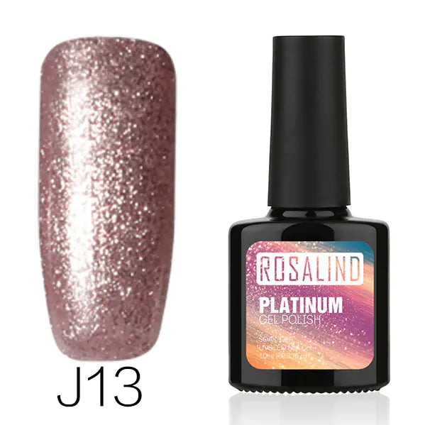 24-Color Platinum Gel Nail Set by ROSALIND