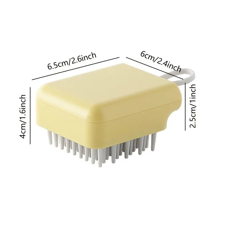 Scalp Massager Shampoo Brush with Soft Silicone Bristles