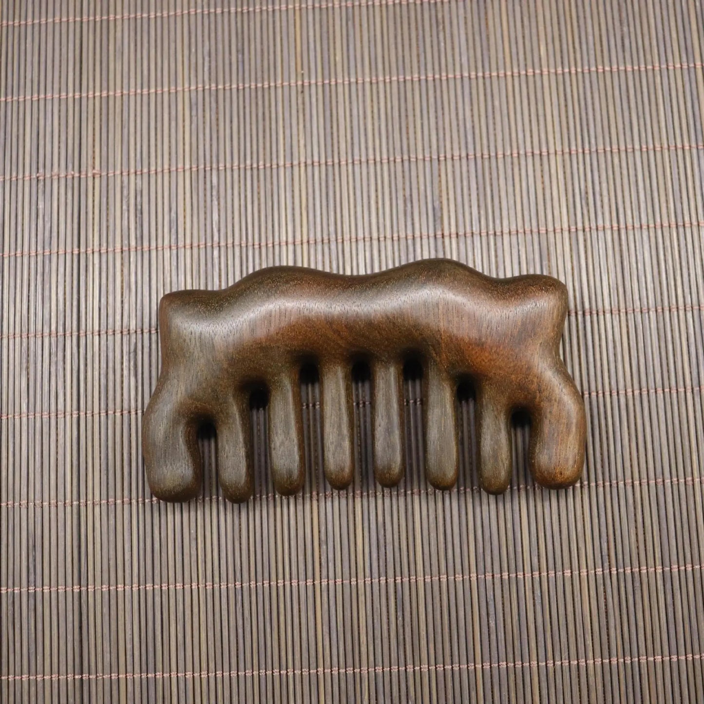 Handmade Golden Sandalwood Scalp Massager Comb
