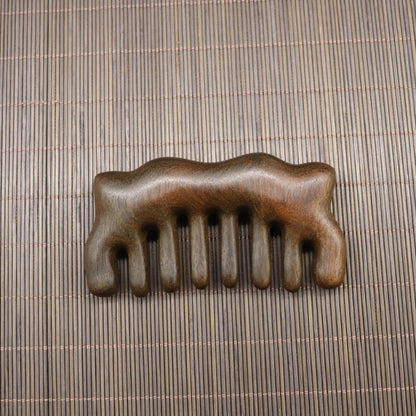 Handmade Golden Sandalwood Scalp Massager Comb