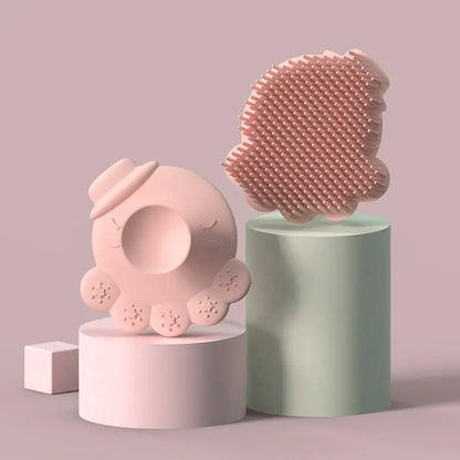 Silicone Bath and Shampoo Massage Brush