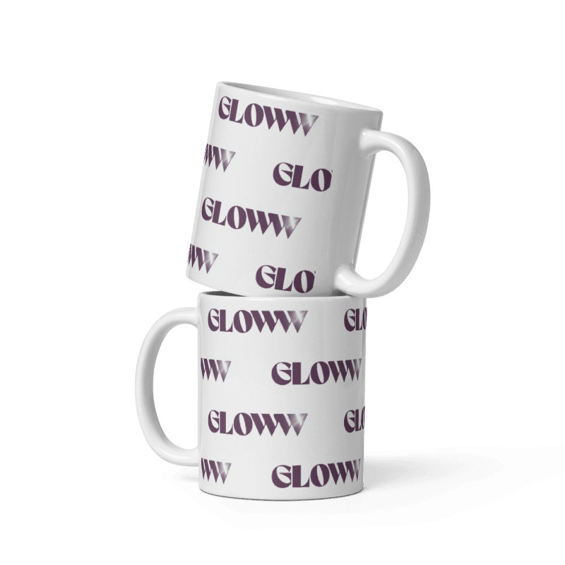 Gloww Custom White Glossy Mug