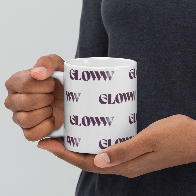 Gloww Custom White Glossy Mug