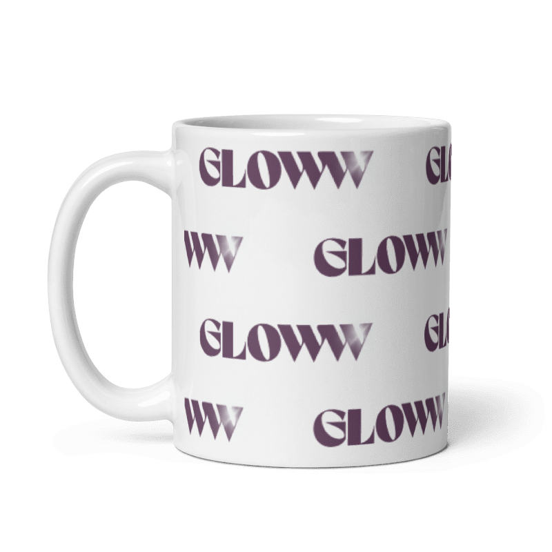 Gloww Custom White Glossy Mug