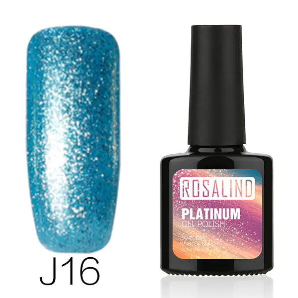 24-Color Platinum Gel Nail Set by ROSALIND