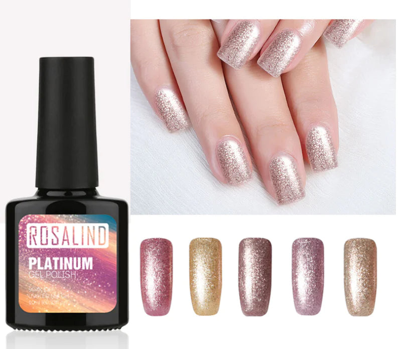 24-Color Platinum Gel Nail Set by ROSALIND