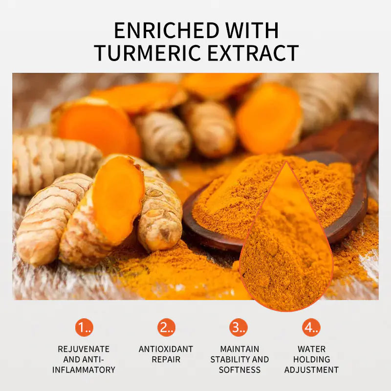 Turmeric Skincare Range: Toner, Cream, Serum, Mask, Scrub