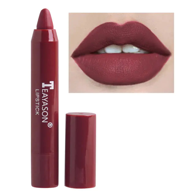 Matte 12-Color Lipstick and Nourishing Lip Gloss Pen